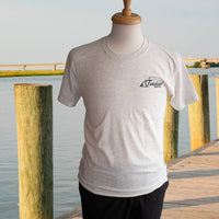 Tideline Charters Boat Line T-Shirt