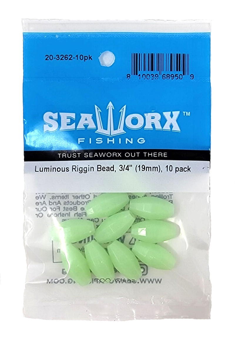 Luminous Rigging Bead, 3/4" (19mm), 10 pack